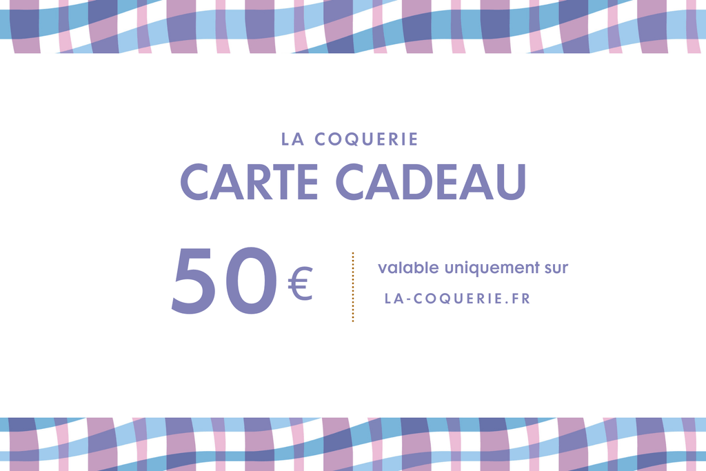 CARTE CADEAU DE 50€